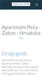 Mobile Screenshot of apartmani-pesa.com